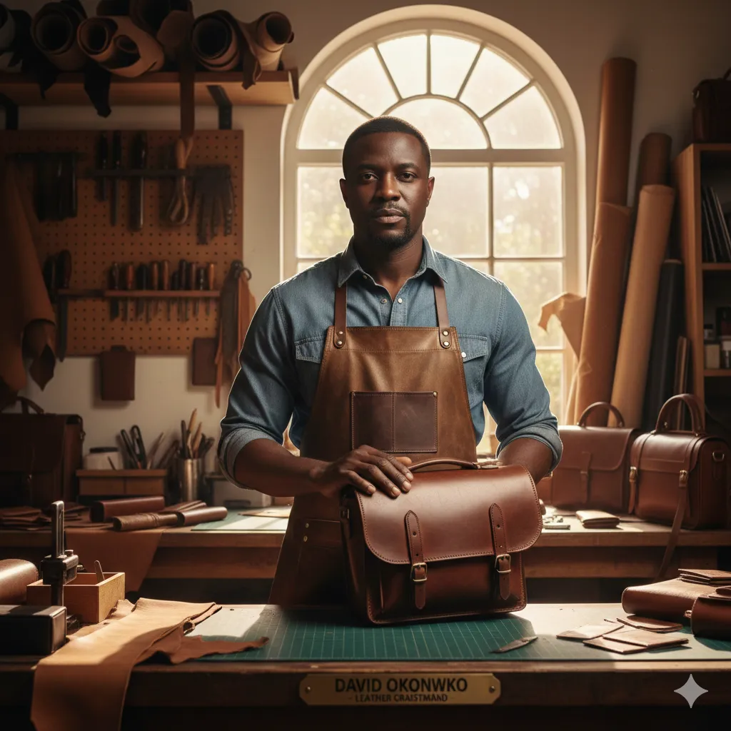 David Okonkwo, Leather Specialist at vorgyronphiphrax