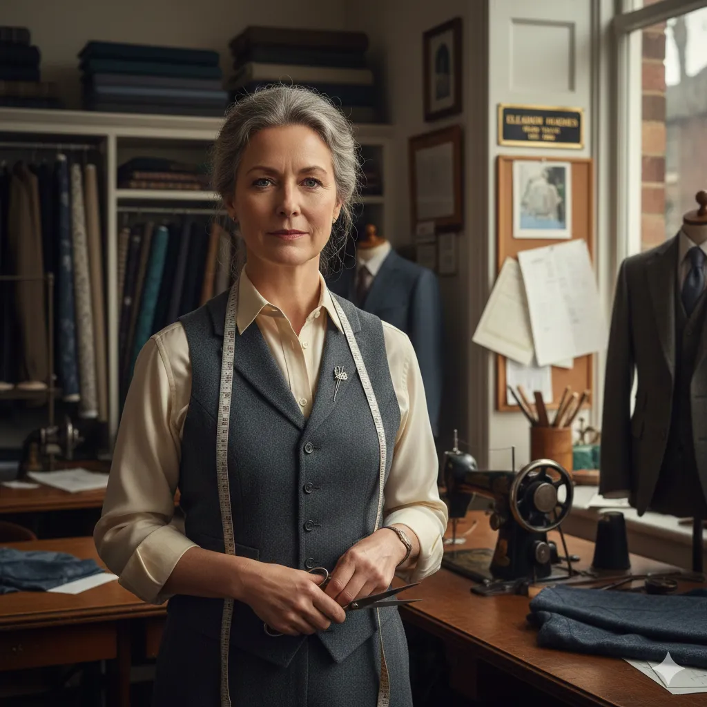 Eleanor Hughes, Head Tailor at vorgyronphiphrax